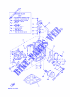 CYLINDER / CRANKCASE 1 for Yamaha F15C Electric Starter, Tiller Handle, Manual Tilt, Shaft 20