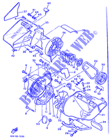 AIR SHROUD & FAN for Yamaha PHAZER 1989