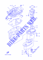 CASING for Yamaha F15C Electricl Starter, Tiller Handle, Manual Tilt, Shaft 20
