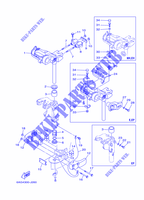 MOUNT 3 for Yamaha F15C Electricl Starter, Tiller Handle, Manual Tilt, Shaft 20