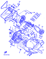 AIR SHROUD & FAN for Yamaha PHAZER DELUXE_ELEC START 1989