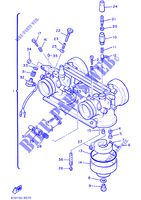 CARBURETOR for Yamaha PHAZER DELUXE_ELEC START 1989