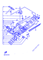 FRAME for Yamaha PHAZER DELUXE_ELEC START 1989