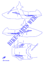 STICKER for Yamaha PHAZER MOUNTAIN LITE 1996