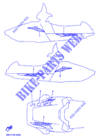 STICKER for Yamaha PHAZER MOUNTAIN LITE 1996