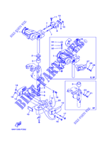 MOUNT 3 for Yamaha F15C Manual Starter, Tiller Handle, Manual Tilt, Shaft 15
