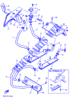 RADIATOR / HOSES for Yamaha EXCITER II ST 1993