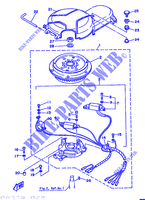 MAGNETO for Yamaha F8B 4 Stroke, Manual Start 1986