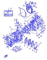 CYLINDER / CRANKCASE for Yamaha F9.9A 4 Stroke 1988