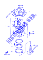 GENERATOR for Yamaha E25B Enduro, Manual Starter, Tilller Handle, Manual Trim & Tilt, Pre-Mixing, Shaft 20