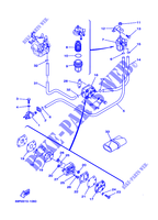 FUEL TANK for Yamaha E25B Enduro, Manual Starter, Tilller Handle, Manual Tilt, Pre-Mixing, Shaft 20