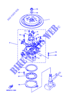 GENERATOR for Yamaha E25B Enduro, Manual Starter, Tilller Handle, Manual Tilt, Pre-Mixing, Shaft 20