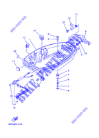 BOTTOM COWLING for Yamaha E25B Enduro, Manual Starter, Tilller Handle, Manual Tilt, Pre-Mixing, Shaft 15