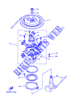 GENERATOR for Yamaha E25B Enduro, Manual Starter, Tilller Handle, Manual Tilt, Pre-Mixing, Shaft 15