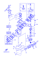 REPAIR KIT 2 for Yamaha E25B Enduro, Manual Starter, Tilller Handle, Manual Tilt, Pre-Mixing, Shaft 15