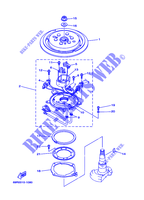 GENERATOR for Yamaha E30H Manual Starter, Tiller Handle, Manual Tilt, Pre-Mixing, Shaft 15