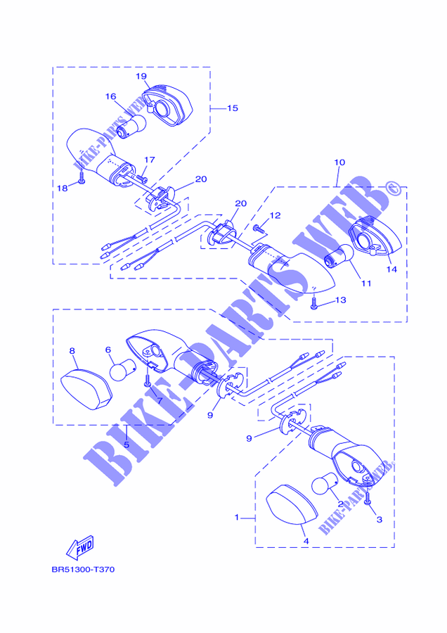 INDICATOR for Yamaha YZF-R3 2020