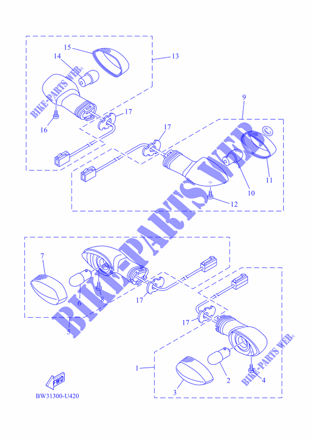 INDICATOR for Yamaha TENERE 700 2022