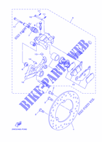 REAR BRAKE CALIPER for Yamaha MT-03 2022