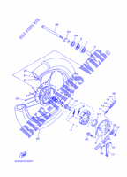FRONT WHEEL (DRUM BRAKE) for Yamaha YBR 125 E 2023