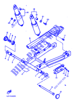 SWINGARM / SHOCK ABSORBER for Yamaha FZX750 1988