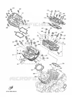 CYLINDER HEAD  for Yamaha MT01 2006