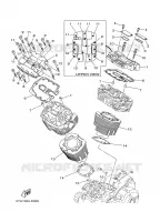 CYLINDER for Yamaha MT01 2006