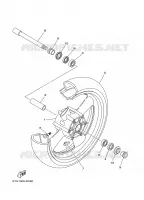 FRONT WHEEL for Yamaha MT01 2006