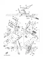 STAND / FOOTREST for Yamaha MT01 2006