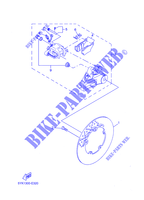 REAR BRAKE CALIPER / DISC for Yamaha MT03 2008
