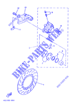 REAR BRAKE CALIPER for Yamaha RD350LC 1992