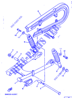 REAR SHOCK ABSORBER / SWINGARM for Yamaha SR125 1999