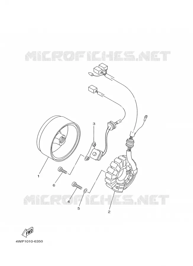 IGNITION Yamaha MOTO 125 2000 SR  SR125