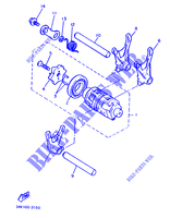 GEAR SHIFT SELECTOR DRUM / FORKS for Yamaha SRX600 1986