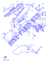 FENDER for Yamaha SRX600 1987