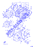 COVER   ENGINE 1 for Yamaha SRX600H (33.1KW 1986