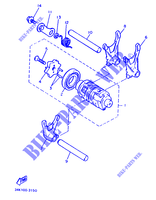 GEAR SHIFT SELECTOR DRUM / FORKS for Yamaha SRX600H (33.1KW 1987