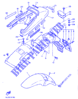 FENDER for Yamaha SRX600N (20.0KW 1987