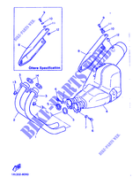 EXHAUST for Yamaha SRX600N (20.0KW 1987