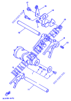 GEAR SHIFT SELECTOR DRUM / FORKS for Yamaha TDM850 1991