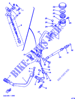 REAR BRAKE MASTER CYLINDER for Yamaha TDM850 1992