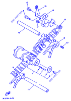 GEAR SHIFT SELECTOR DRUM / FORKS for Yamaha TDM850 1992