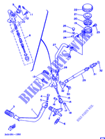 REAR BRAKE MASTER CYLINDER for Yamaha TDM850 1992