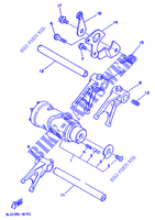 GEAR SHIFT SELECTOR DRUM / FORKS for Yamaha TDM850 1992
