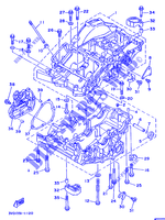 CRANKCASE for Yamaha TDM850 1993