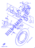 REAR BRAKE CALIPER for Yamaha TDM850 1993