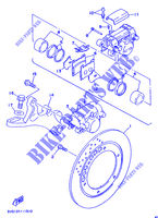 REAR BRAKE CALIPER for Yamaha TDM850 1993