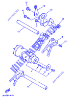 GEAR SHIFT SELECTOR DRUM / FORKS for Yamaha TDM850 1993
