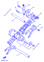 GEAR SHIFT SELECTOR DRUM / FORK for Yamaha TDM850 1994