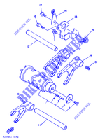 GEAR SHIFT SELECTOR DRUM / FORKS for Yamaha TDM850 1994